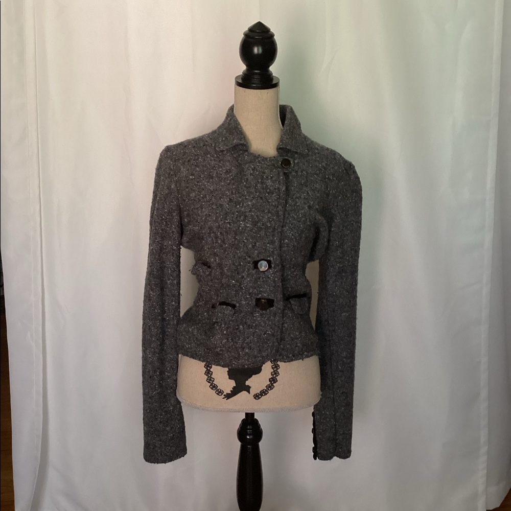 Vintage Laurate Lane gray thermal coat